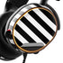 White and Black Stripes SteelSeries Arctis 3 Skin